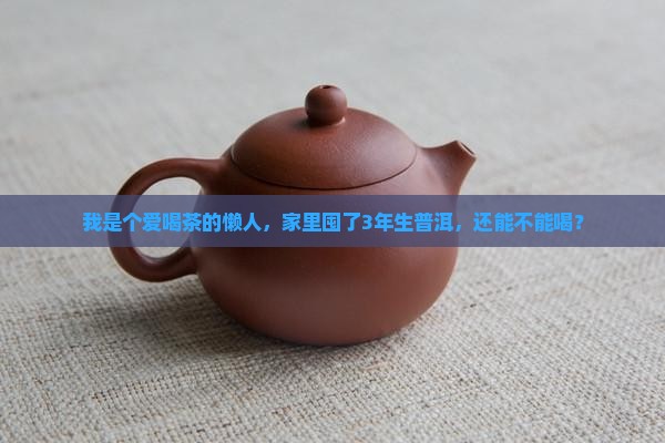 我是个爱喝茶的懒人，家里囤了3年生普洱，还能不能喝？