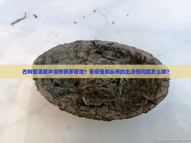 古树普洱茶冲泡有很多茶泡？老茶鬼都头疼的出汤慢问题怎么破？
