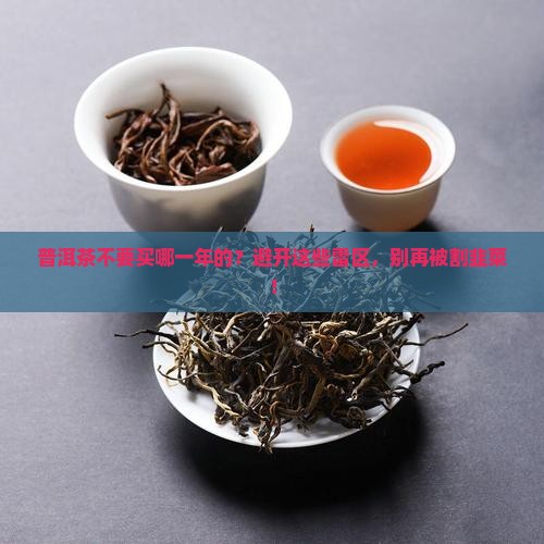 普洱茶不要买哪一年的？避开这些雷区，别再被割韭菜！