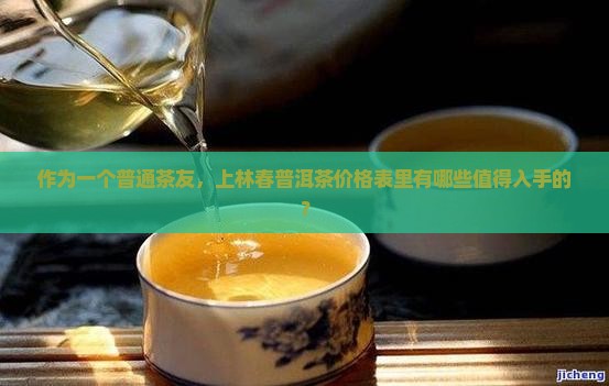 作为一个普通茶友，上林春普洱茶价格表里有哪些值得入手的？