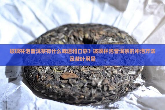 玻璃杯泡普洱茶有什么味道和口感？玻璃杯泡普洱茶的冲泡方法及茶叶用量