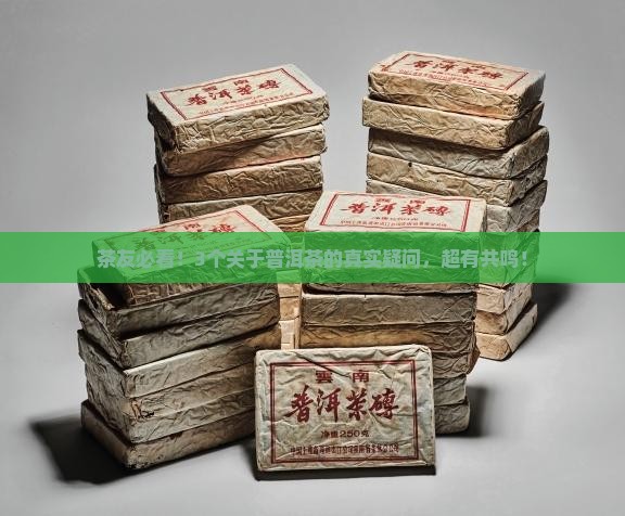 茶友必看！3个关于普洱茶的真实疑问，超有共鸣！