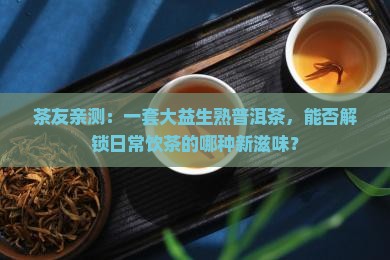 茶友亲测：一套大益生熟普洱茶，能否解锁日常饮茶的哪种新滋味？