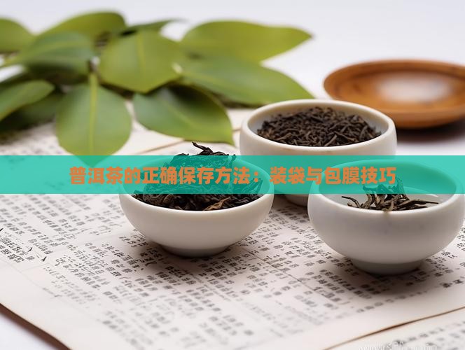 普洱茶的正确保存方法：装袋与包膜技巧