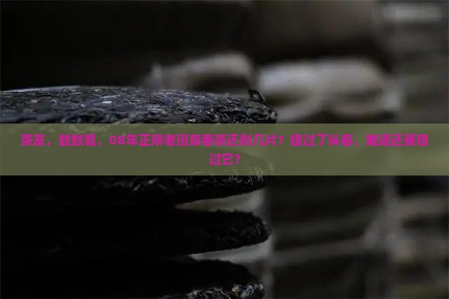 茶友，数数看，08年正宗老班章春茶还剩几片？错过了头春，难道还要错过它？