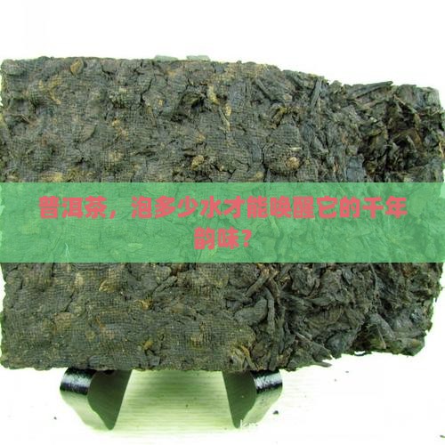 普洱茶，泡多少水才能唤醒它的千年韵味？