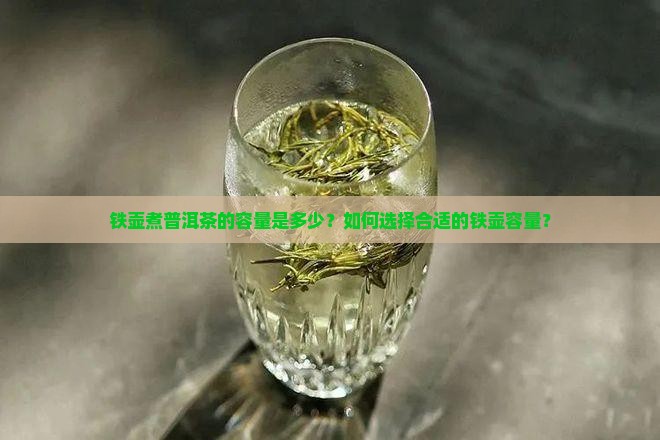 铁壶煮普洱茶的容量是多少？如何选择合适的铁壶容量？