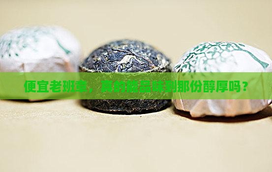 便宜老班章，真的能品味到那份醇厚吗？
