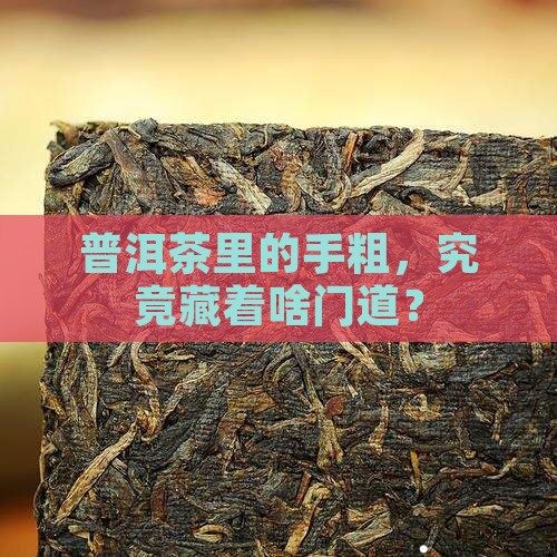 普洱茶手粗是什么意思