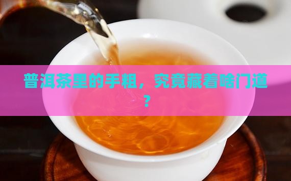 普洱茶手粗是什么意思