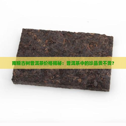 南糯山普洱茶贵不贵