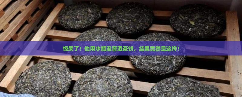 普洱茶饼用水瓶泡