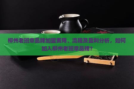 柳州老班章品牌加盟