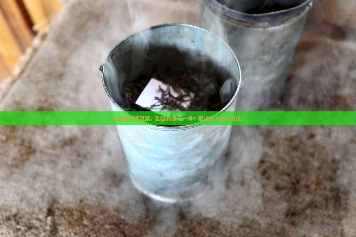 马蹄脚与普洱茶的区别