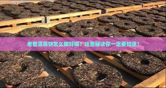 老普洱茶饼的做法大全窍门