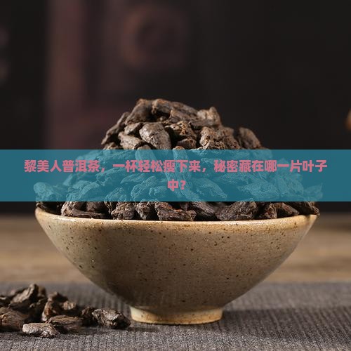 黎美人普洱茶减肥