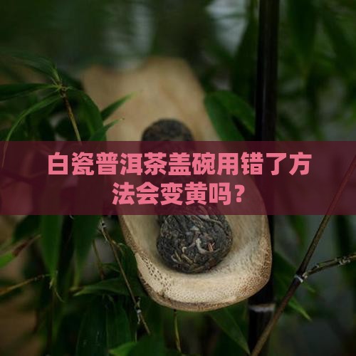 白瓷普洱茶盖碗怎么清洗