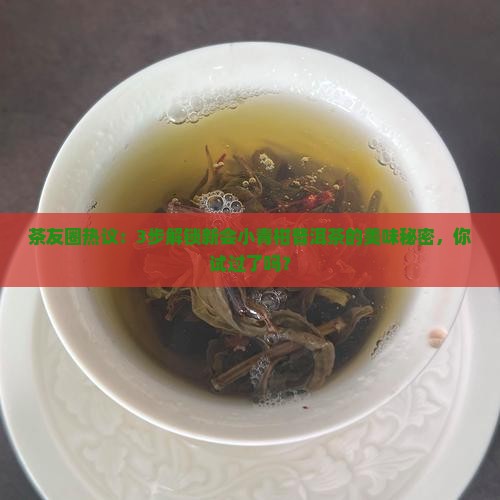 新会小青柑普洱茶桔普茶
