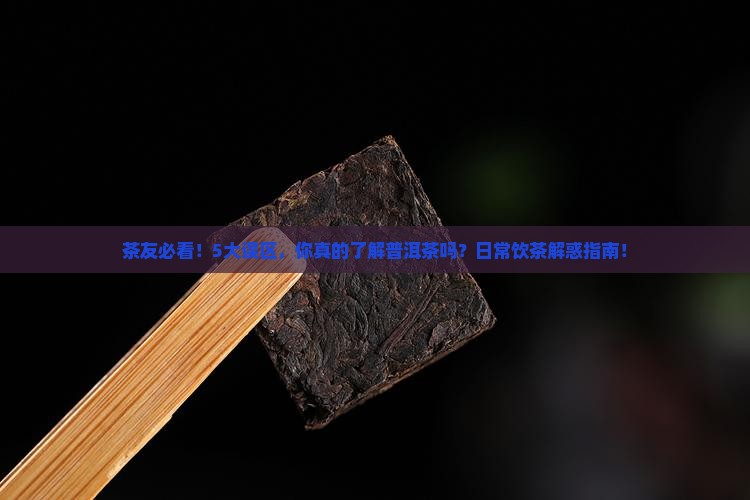 普洱茶的正确认识