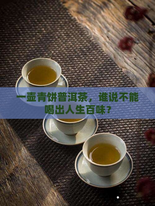 一壶青饼普洱茶