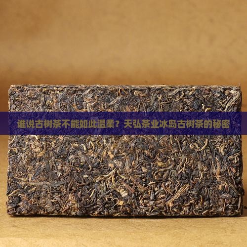 天弘茶业冰岛古树茶