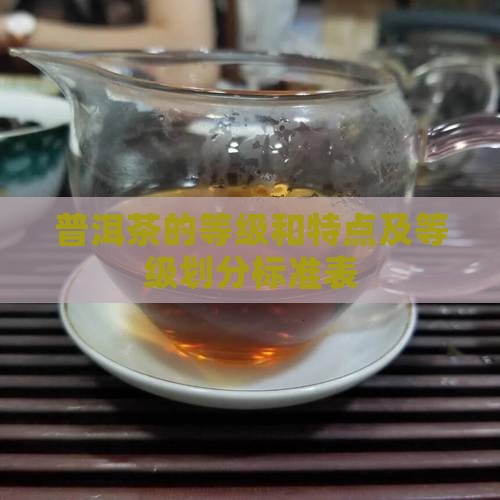 普洱茶的等级和特点