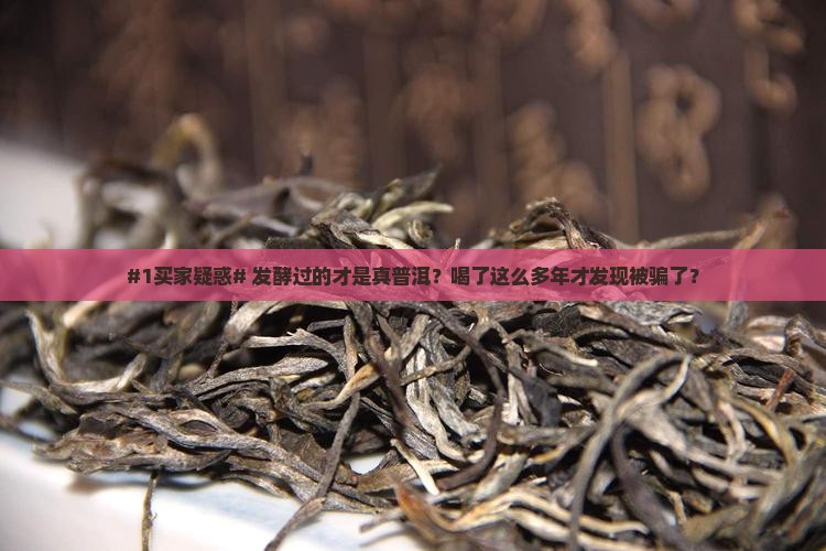 发酵过的才是真正的普洱茶
