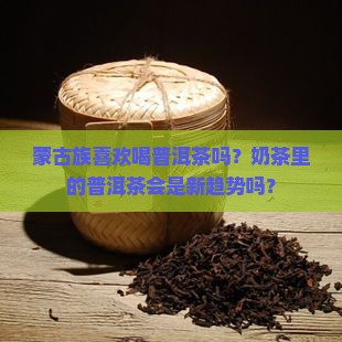 蒙古族喜欢喝普洱茶吗