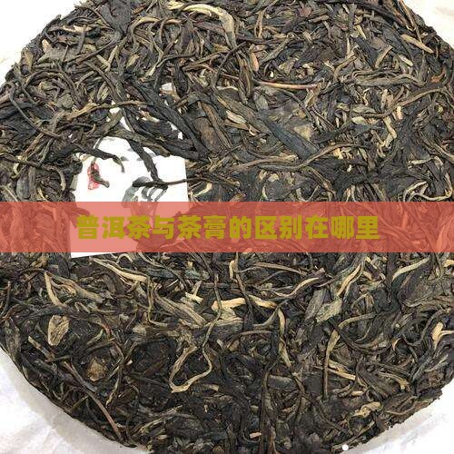 普洱茶膏和普洱茶味道不同
