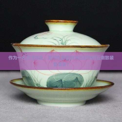 云南散装普洱茶怎么泡好