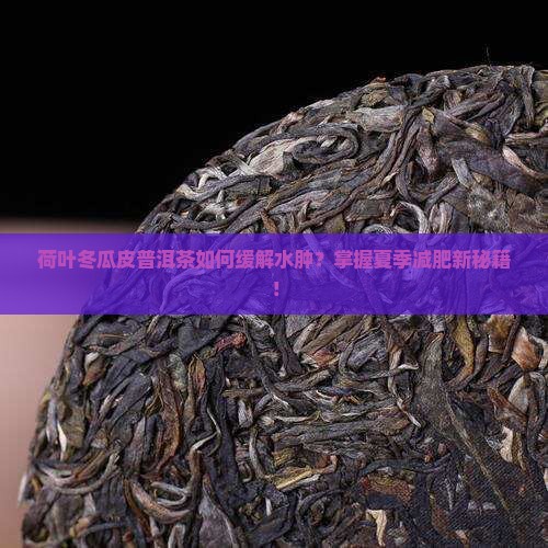 荷叶冬瓜皮普洱茶