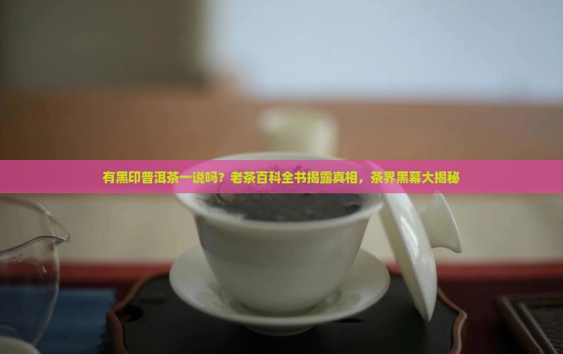 有黑印普洱茶一说吗