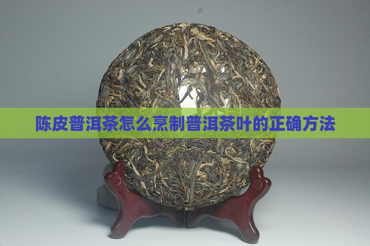 陈皮普洱茶怎么烹制