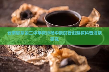 杨中跃的普洱茶