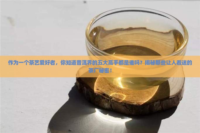 普洱茶五大茶厂是哪几个