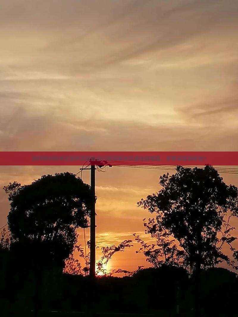 如何规划杭州至重庆武隆自由行路犀解决交通住宿难题，享受深度游体验？