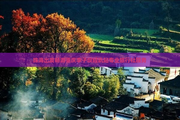 珠海出发畅游重庆李子坝轻轨站专业旅行社服务