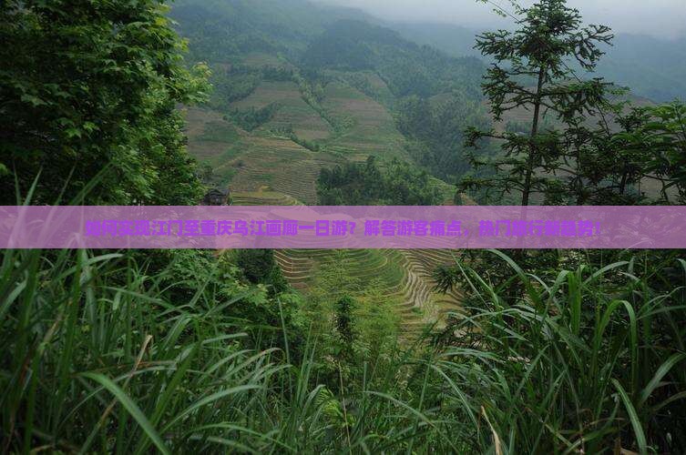 如何实现江门至重庆乌江画廊一日游？解答游客痛点，热门旅行新趋势！