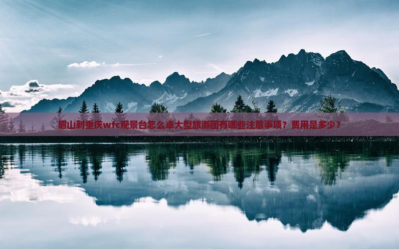 眉山到重庆wfc观景台怎么卓大型旅游团有哪些注意事项？费用是多少？
