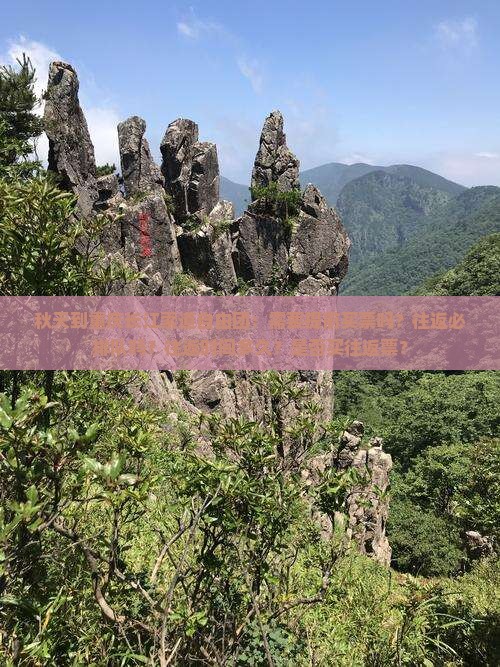 秋天到重庆长江索道自由团：需要提前买票吗？往返必排队吗？往返时间多久？是否买往返票？