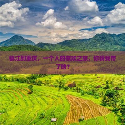 镇江到重庆个人游