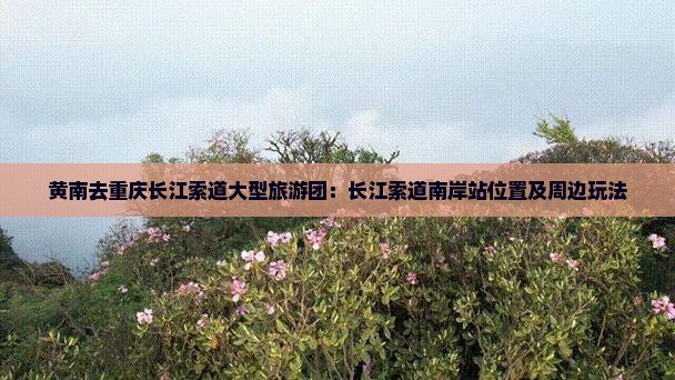 黄南去重庆长江索道大型旅游团