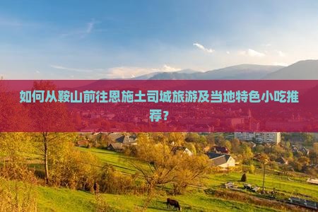 如何从鞍山前往恩施土司城旅游及当地特色小吃推荐？