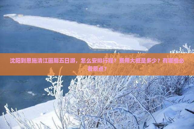 沈阳到恩施清江画廊五日游，怎么安排行程？费用大概是多少？有哪些必看景点？