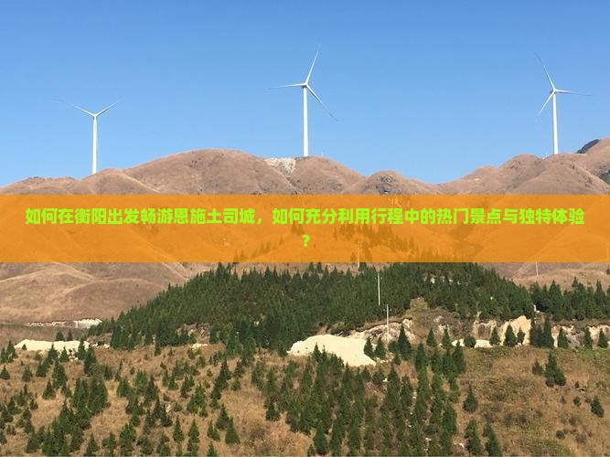 如何在衡阳出发畅游恩施土司城,如何充分利用行程中的热门景点与独特体验? 如何在衡阳出发畅游恩施土司城,如何充分利用行程中的热门景点与独特体验?