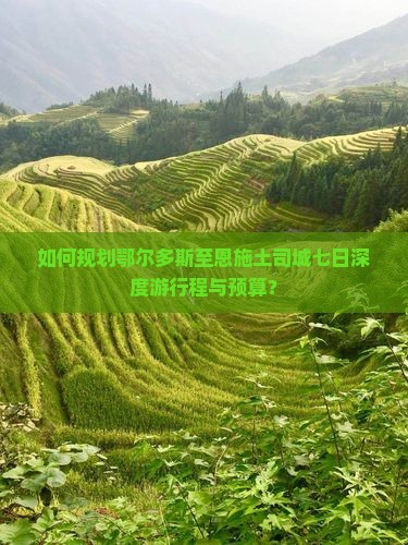 如何规划鄂尔多斯至恩施土司城七日深度游行程与预算？