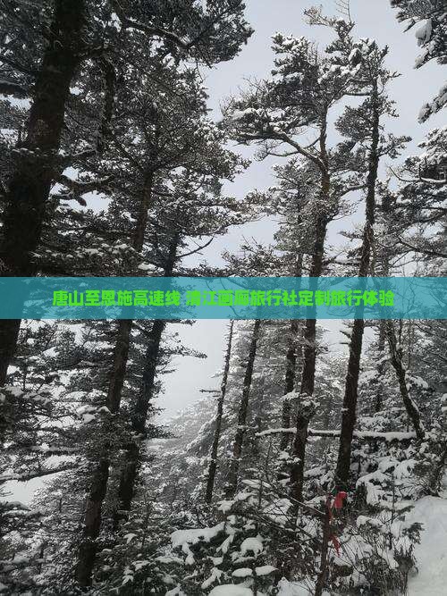 唐山至恩施高速线 清江画廊旅行社定制旅行体验