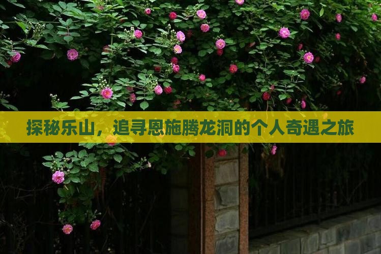 探秘乐山，追寻恩施腾龙洞的个人奇遇之旅