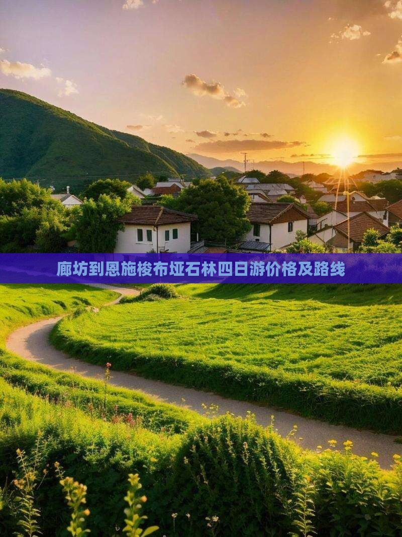 廊坊到恩施梭布垭石林四日游