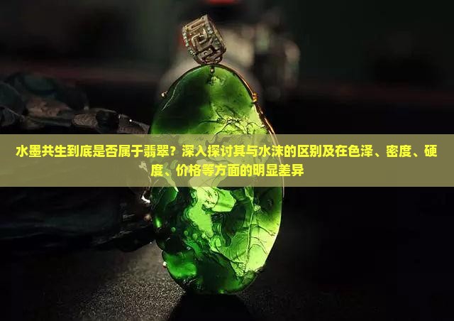 水墨共生到底是否属于翡翠？深入探讨其与水沫的区别及在色泽、密度、硬度、价格等方面的明显差异